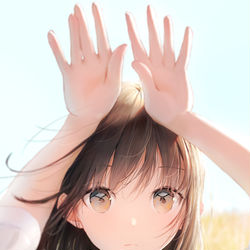 This is a pixiv picture whose title is ぴょん….