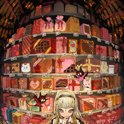 This is a pixiv picture whose title is 選びきれないチョコレート屋.
