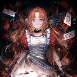 This is a pixiv picture whose title is Alice…？.
