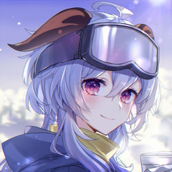 This is a pixiv picture whose title is スキー甘雨ちゃん.