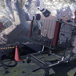 This is a pixiv picture whose title is XXX年ぶりのお客様.