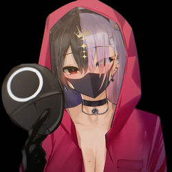 This is a pixiv picture whose title is イカゲームみたいなゲームすると聞いて.