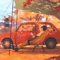This is a pixiv picture whose title is 君と染まる時間.