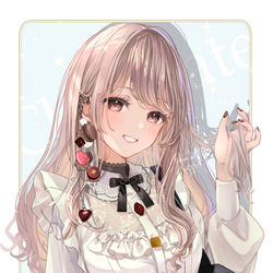This is a pixiv picture whose title is チョコレートな彼女.