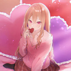 This is a pixiv picture whose title is 💝.