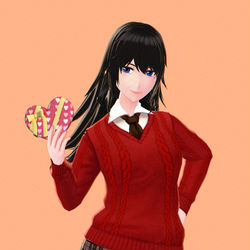 This is a pixiv picture whose title is 💖イケメン女子のバレンタイン🍫.