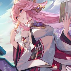 This is a pixiv picture whose title is ピンク.