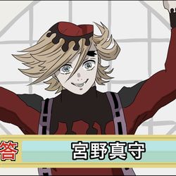 This is a pixiv picture whose title is 童磨の声優答え合わせ.
