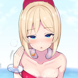 This is a pixiv picture whose title is どこかで涼まない？.