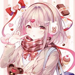This is a pixiv picture whose title is ハッピーバレンタイン🍫.