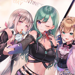 This is a pixiv picture whose title is 💕Happy Valentine's Day💕.