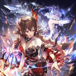 This is a pixiv picture whose title is 【Shadowverse】烈絶の侮蔑・ガルミーユ(イラスト違い.