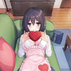 This is a pixiv picture whose title is 幼馴染ちゃんバレンタイン.