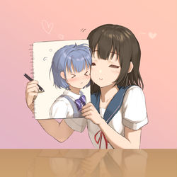 This is a pixiv picture whose title is ひみつの授業2.14.