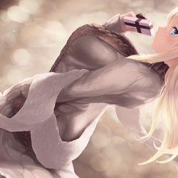This is a pixiv picture whose title is 星奈ちゃんとバレンタイン.