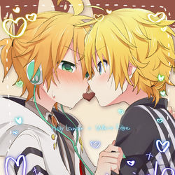This is a pixiv picture whose title is 【腐】バレンタイン.