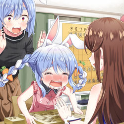 This is a pixiv picture whose title is 引き分けにしようか.