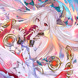 This is a pixiv picture whose title is 愛の重さ.