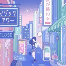 This is a pixiv picture whose title is 【お仕事】EPジャケットイラスト.