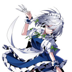 This is a pixiv picture whose title is 十六夜咲夜.