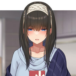 This is a pixiv picture whose title is 照れ文香.