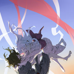 This is a pixiv picture whose title is 黎明へ.