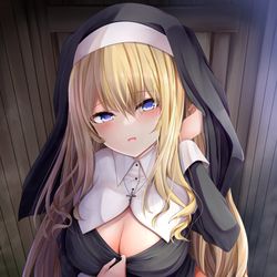 This is a pixiv picture whose title is 懺悔室.
