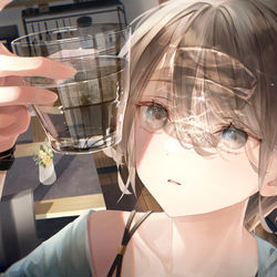 This is a pixiv picture whose title is 光を集める.