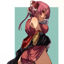 This is a pixiv picture whose title is マリン船長.