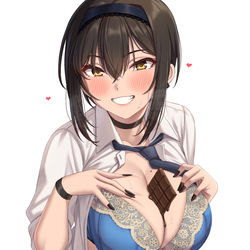 This is a pixiv picture whose title is 食べる？♥.