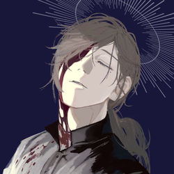 This is a pixiv picture whose title is 叶.