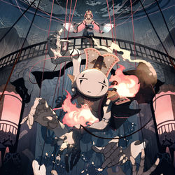 This is a pixiv picture whose title is 操り糸.
