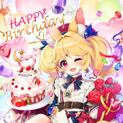 This is a pixiv picture whose title is [仕事絵]お誕生日おめでとう♡.