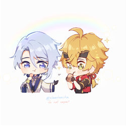 This is a pixiv picture whose title is 🍡.