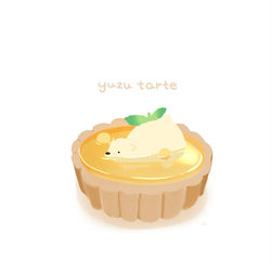 This is a pixiv picture whose title is ゆずタルト.