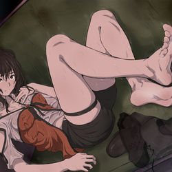 This is a pixiv picture whose title is たくさん走ると汗をかきます.