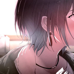 This is a pixiv picture whose title is 「ん.....」.