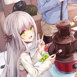This is a pixiv picture whose title is チョコパ🍫.