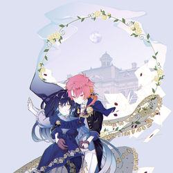 This is a pixiv picture whose title is コミカライズ２巻本日発売.