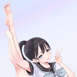 This is a pixiv picture whose title is I字.