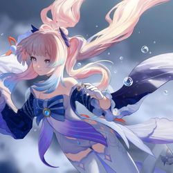 This is a pixiv picture whose title is 心海.