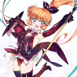 This is a pixiv picture whose title is セイント・テール.