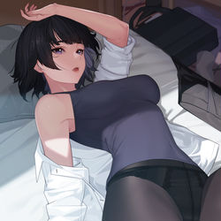 This is a pixiv picture whose title is 二日酔いお姉さん。.