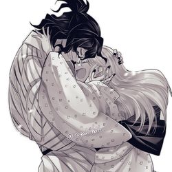 This is a pixiv picture whose title is 謝花兄妹.