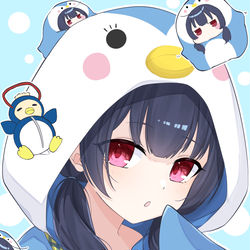 This is a pixiv picture whose title is ペンギン凛世.