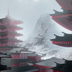 This is a pixiv picture whose title is 国风场景3.