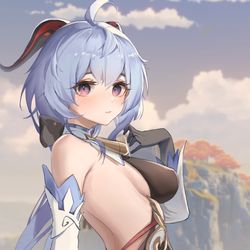 This is a pixiv picture whose title is 意中の人.