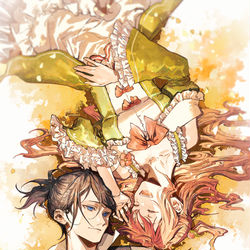 This is a pixiv picture whose title is 剣鬼恋歌4.