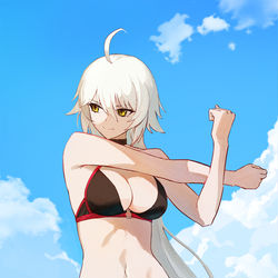 This is a pixiv picture whose title is Jeanne d'Arc alter.