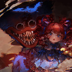 This is a pixiv picture whose title is ポピープレイタイム.